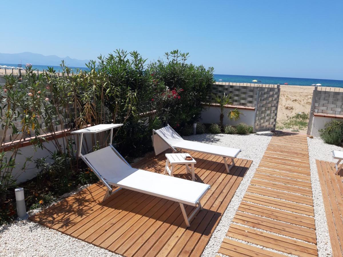 Doride Appartamento Sulla Spiaggia Balestrate Eksteriør bilde